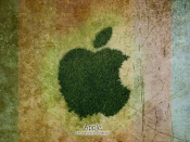 Apple logo verde