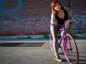 Bicicleta roz