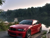 BMW M3 rosu