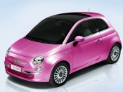 Fiat 500 roz barbie