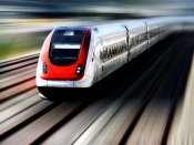 Tren in viteza