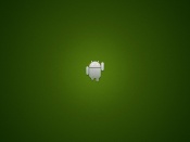 Android desktop verde